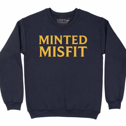 Minted Misfit Unisex Pullover Crewneck