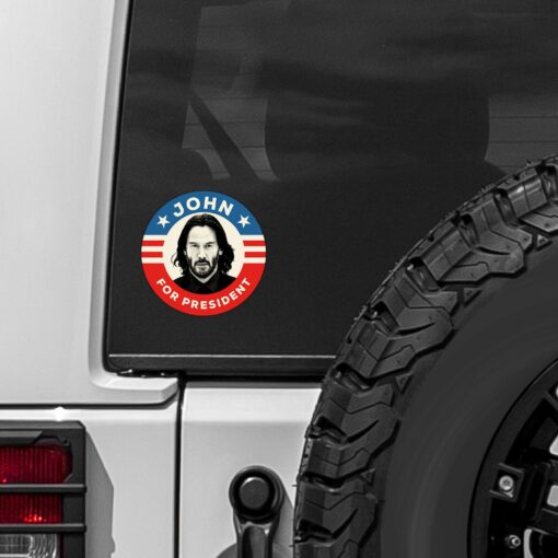 John For President Sticker - Image 2