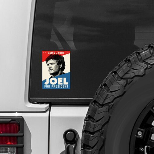 Joel For President Sticker - Image 2