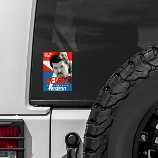 Kenny For President Sticker - Image 2